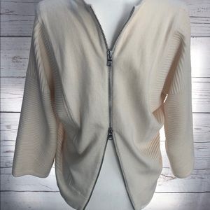 Armani Exchange sweater with back zipper